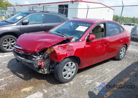 2010 Hyundai Elantra Gls z USA, uszkodzony, nr VIN KMHDU4AD5AU866734